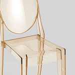 Прозрачный стул с янтарным оттенком LOUIS GHOST CHAIR варинант исполнения - 7 | Loft Concept в Челябинске