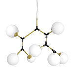 Люстра с 7-ю белыми шарообразными плафонами Natural Concepts варинант исполнения - 1 | Loft Concept в Челябинске