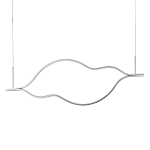 Подвесной светильник волнообразный изогнутый на двух тросах 123 см Spiral Lighting варинант исполнения - 1 | Loft Concept в Челябинске