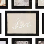 Рамка для 9-ти фотографий квадратная Moment Forever варинант исполнения - 3 | Loft Concept в Челябинске