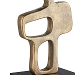 Настольная лампа с фигурным каркасом и прямоугольным тканевым абажуром Brutalist Profile варинант исполнения - 1 | Loft Concept в Челябинске