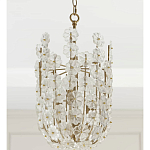 Подвесной светильник декорированный цветами из стекла Lightness of Flowers варинант исполнения - 3 | Loft Concept в Челябинске