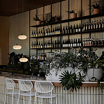 Подвесной светильник с плафоном в виде эллипса из белого алебастра Cryptocrystalline Stone варинант исполнения - 5 | Loft Concept в Челябинске