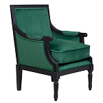 Кресло Harry Armchair black and green velour варинант исполнения - 1 | Loft Concept в Челябинске