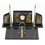 Настольный письменный набор из камня офиокальцит и змеевик Successful Leader варинант исполнения - 1 | Loft Concept в Челябинске