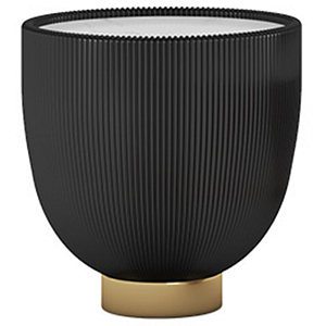 Круглый приставной стол Ruelly Black Coffee Table