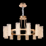 Люстра круглая с текстурными цилиндрическими плафонами Glimpse варинант исполнения - 6 | Loft Concept в Челябинске