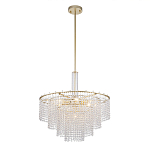 Люстра многоярусная с каскадами кристаллов Crystal Rains варинант исполнения - 2 | Loft Concept в Челябинске