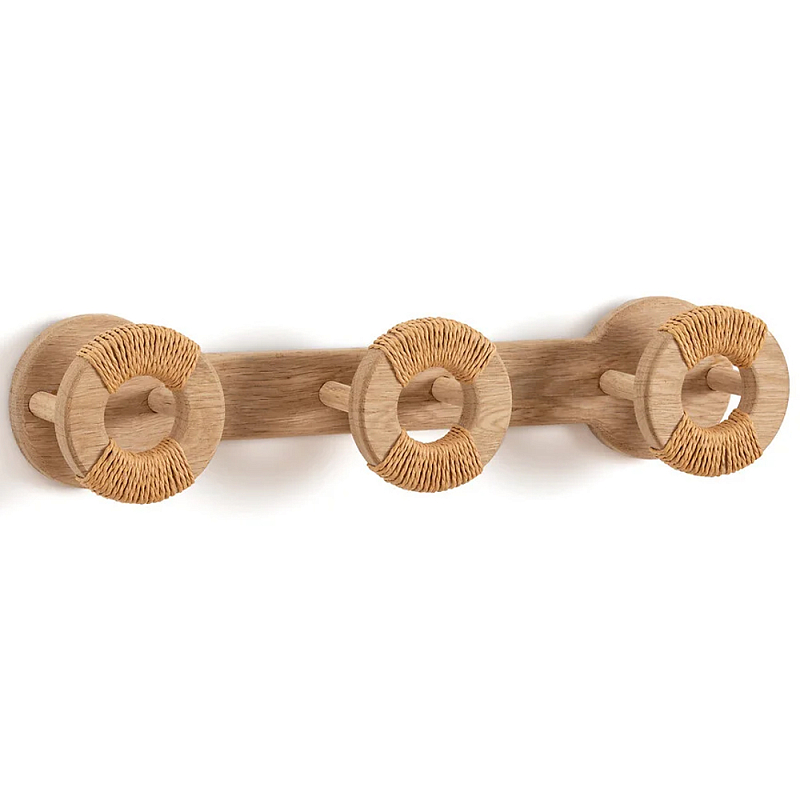 Деревянная настенная вешалка Alma Wood Hanger Древесина Деревянная настенная вешалка Alma Wood Hanger Древесина в Челябинске | Loft Concept