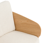 Кресло с каркасом из массива дуба Gallin Chair Boucle варинант исполнения - 5 | Loft Concept в Челябинске