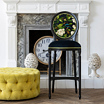 Барный стул из натурального бука с изображением птицы и цветов Blooming Birds варинант исполнения - 2 | Loft Concept в Челябинске