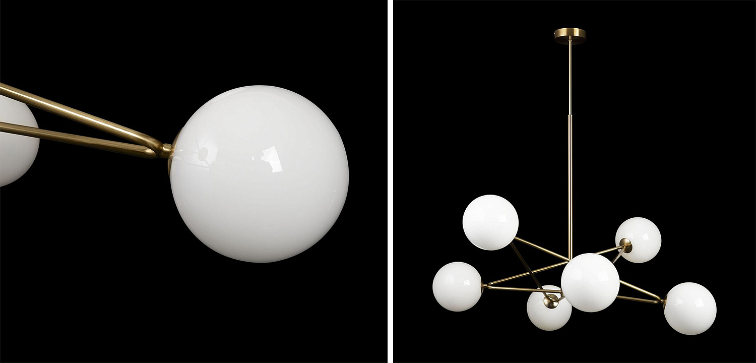 Люстра Chandelier Constellation Orbs White Люстра Chandelier Constellation Orbs White - Loft-Concept в Челябинске