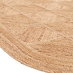 Ковер из джута квадратный с закругленными краями Atlas варинант исполнения - 2 | Loft Concept в Челябинске