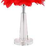 Настольная лампа с перьями Plumage Red Table Lamp варинант исполнения - 3 | Loft Concept в Челябинске