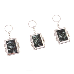 Зеркало брелок складное двухстороннее из натурального камня Серафинит Stone Mirrors варинант исполнения - 4 | Loft Concept в Челябинске