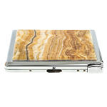 Портсигар с газовой зажигалкой из натурального камня Оникс Stone Cigarettes Cases варинант исполнения - 5 | Loft Concept в Челябинске