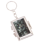 Зеркало брелок складное двухстороннее из натурального камня Серафинит Stone Mirrors варинант исполнения - 1 | Loft Concept в Челябинске