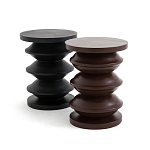 Фигурный приставной столик черного цвета AMORPHOUS варинант исполнения - 3 | Loft Concept в Челябинске