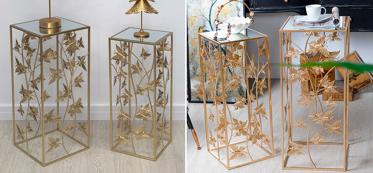Столик на металлическом основании Golden Butterflies Столик на металлическом основании Golden Butterflies - Loft-Concept в Челябинске