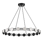 Люстра кольцевая с круглыми светодиодными источниками света Maxine Light варинант исполнения - 3 | Loft Concept в Челябинске