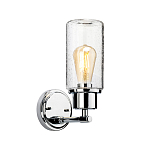 Бра с цилиндрическим прозрачным плафоном из стекла с пузырьками Elstead Lighting варинант исполнения - 1 | Loft Concept в Челябинске