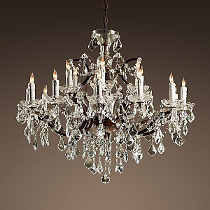 Люстра Rococo Iron & Crystal Chandelier 18