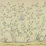 Обои ручная роспись Askew Verdigris  варинант исполнения - 4 | Loft Concept в Челябинске