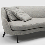 Мебельная ткань Шенилл серо-голубой цвет 142 см T4-47 варинант исполнения - 6 | Loft Concept в Челябинске