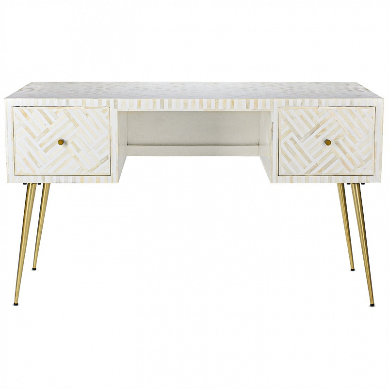 Стол Cream Indian Bone Inlay table Кремовый Стол Cream Indian Bone Inlay table Кремовый в Челябинске | Loft Concept