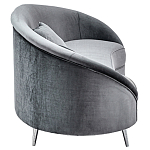 Диван с мягкой обивкой из ткани серый Ethan Sofa варинант исполнения - 1 | Loft Concept в Челябинске