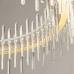 Люстра круглая с прозрачными стеклянными трубками 51 см Nembus варинант исполнения - 8 | Loft Concept в Челябинске