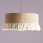 Люстра круглая плетеная с кисточками Solar Glow варинант исполнения - 6 | Loft Concept в Челябинске