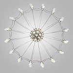 Люстра подвесная из металла с прозрачными подвесками из хрусталя Quasar 93 варинант исполнения - 11 | Loft Concept в Челябинске