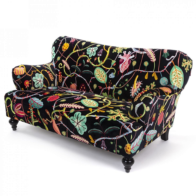 Диван Seletti Botanical Diva Sofa Black Черный Мульти Диван Seletti Botanical Diva Sofa Black Черный Мульти в Челябинске | Loft Concept