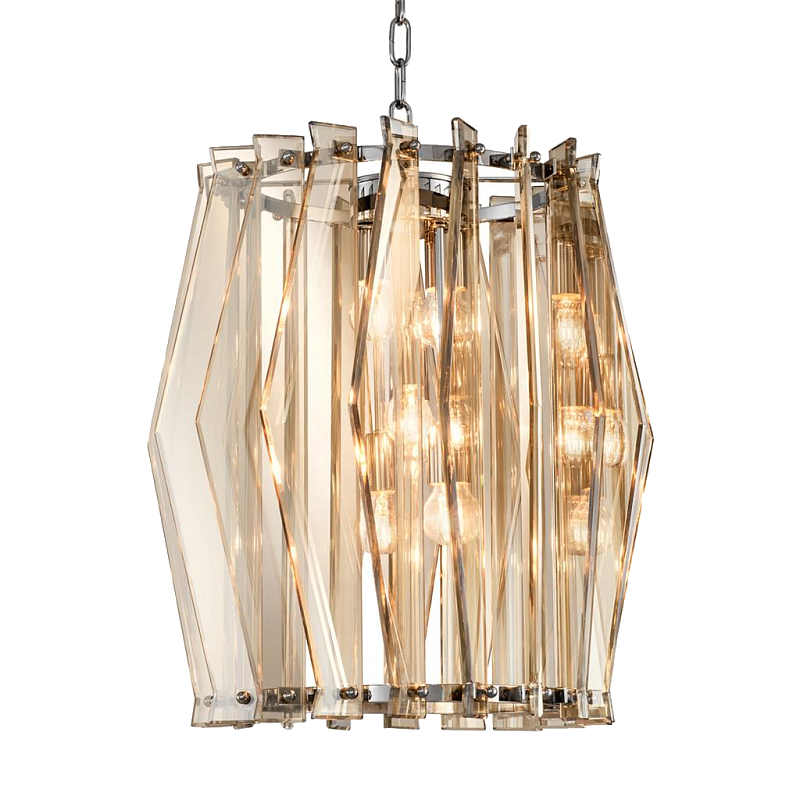 Люстра Chandelier Twist Никель Золотой Люстра Chandelier Twist Никель Золотой в Челябинске | Loft Concept