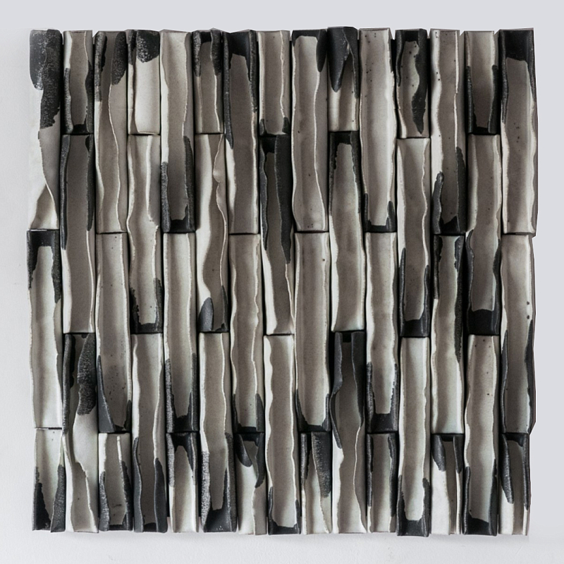 Объемное фактурное панно Metropolis Graphite Grey Серый бетон в Челябинске | Loft Concept 