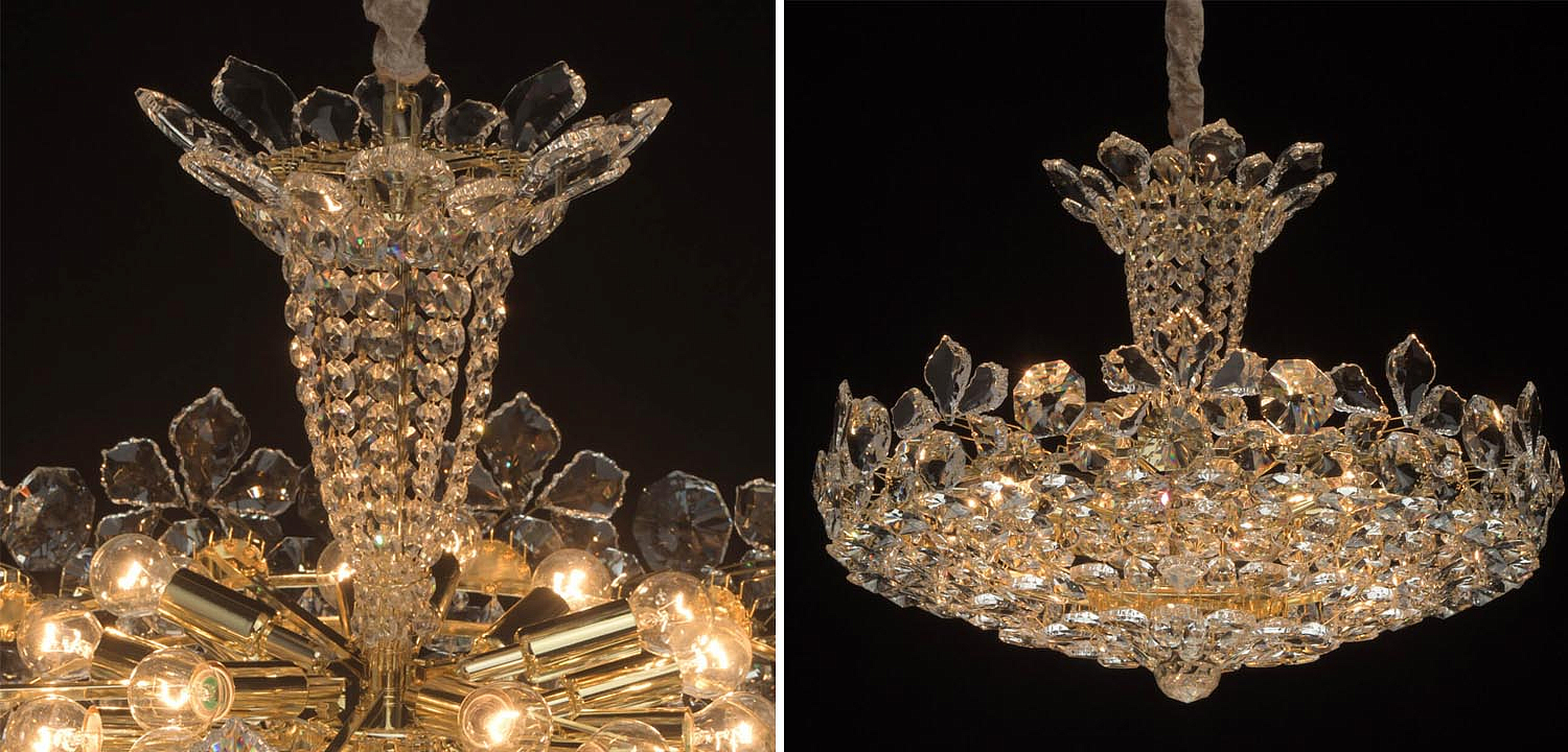 Люстра Griselda Crystal Chandelier gold Люстра Griselda Crystal Chandelier gold - Loft-Concept в Челябинске
