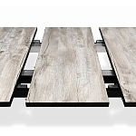 Стол обеденный раздвижной с прямоугольной бежевой столешницей Magali варинант исполнения - 6 | Loft Concept в Челябинске