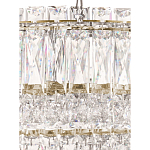 Люстра подвесная круглая из прозрачного хрусталя с золотым корпусом Selfsufficient варинант исполнения - 5 | Loft Concept в Челябинске