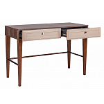 Стол письменный из массива бука с 2-мя ящиками бежевый Wenge Light варинант исполнения - 3 | Loft Concept в Челябинске