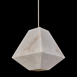 Подвесной светильник с фигурным плафоном Stone Prism варинант исполнения - 6 | Loft Concept в Челябинске