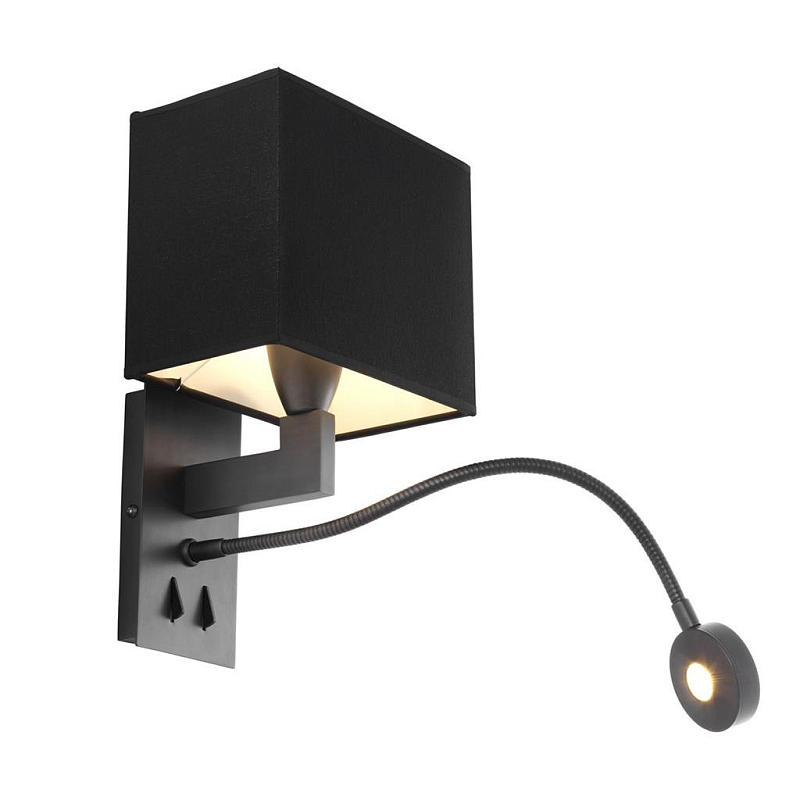 Бра Wall Lamp Reading Bronze Черный Темная бронза Бра Wall Lamp Reading Bronze Черный Темная бронза в Челябинске | Loft Concept