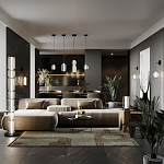 Подвесной светильник с прозрачным плафоном Jarrty 47 см варинант исполнения - 4 | Loft Concept в Челябинске