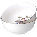 Обеденный сервиз из фарфора с рисунком цветов на 6 персон 23 предмета Garden Whisper Porcelain Set  варинант исполнения - 5 | Loft Concept в Челябинске