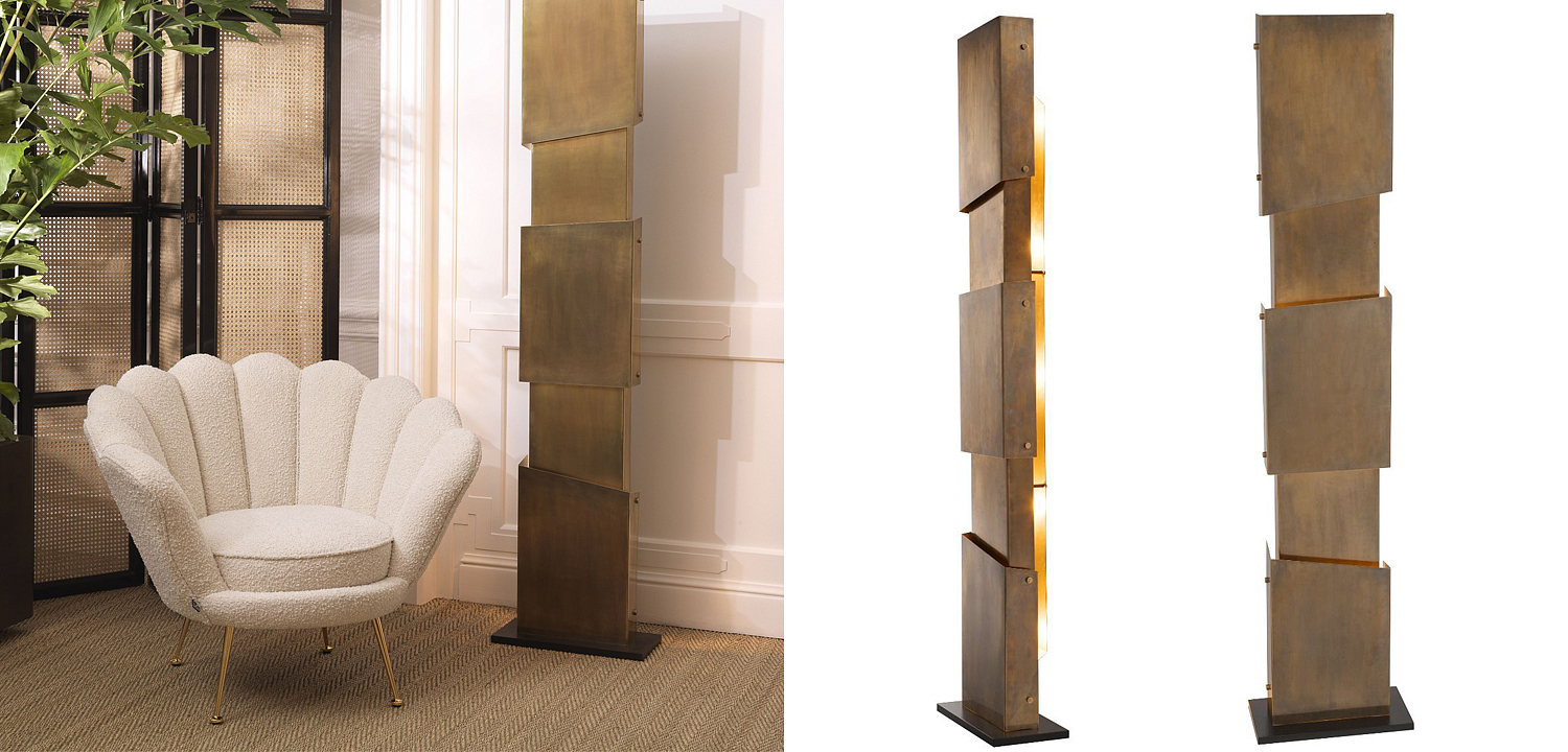 Торшер Eichholtz Floor Lamp Shadow Торшер Eichholtz Floor Lamp Shadow - Loft-Concept в Челябинске
