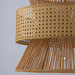 Подвесной светильник с абажуром из натуральных материалов Light Inside the Cell варинант исполнения - 9 | Loft Concept в Челябинске