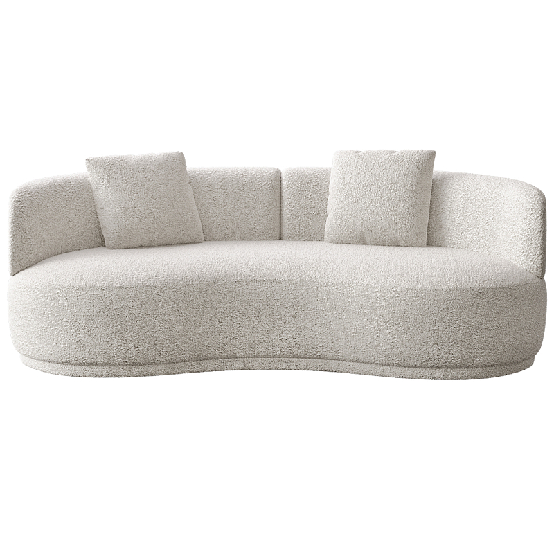 Двухместный диван Calypso Молочный в Челябинске | Loft Concept 