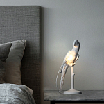 Настольная лампа в виде попугая White Parrot Table Lamp варинант исполнения - 2 | Loft Concept в Челябинске