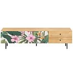 Длинная ТВ-тумба с принтом на ящиках Elise TV Stand варинант исполнения - 15 | Loft Concept в Челябинске