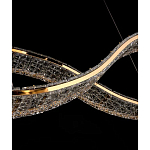 Люстра волнистой формы с фактурным хрустальным плафоном Light Delight варинант исполнения - 6 | Loft Concept в Челябинске